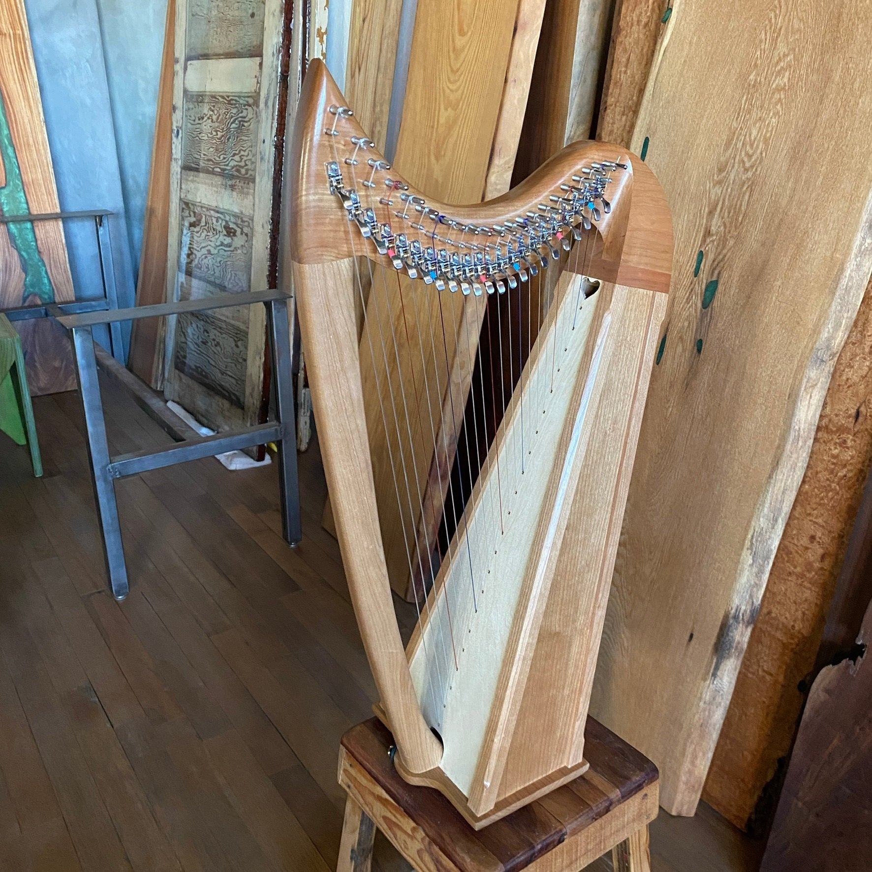 希少 ストーニーエンド社 ハープ イブ22弦 stoneyend harp - 楽器・機材 - 弦楽器